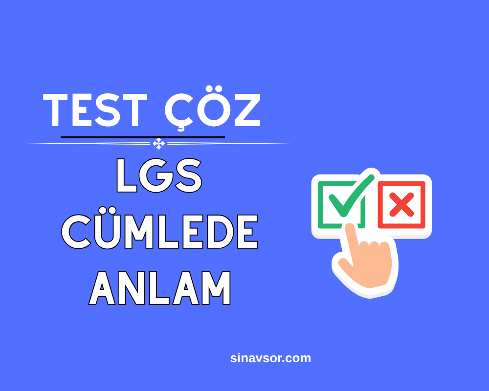 lgs cümlede anlam testi görseli